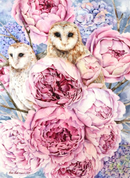Anna Kudriashova: Two Owls