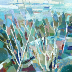 Dana Cowie: Birch Tree Abstraction